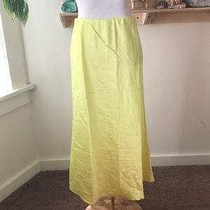 NWT Need Supply Satin Neon Green skirt